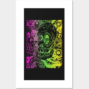 Party Skulls Posters and Art